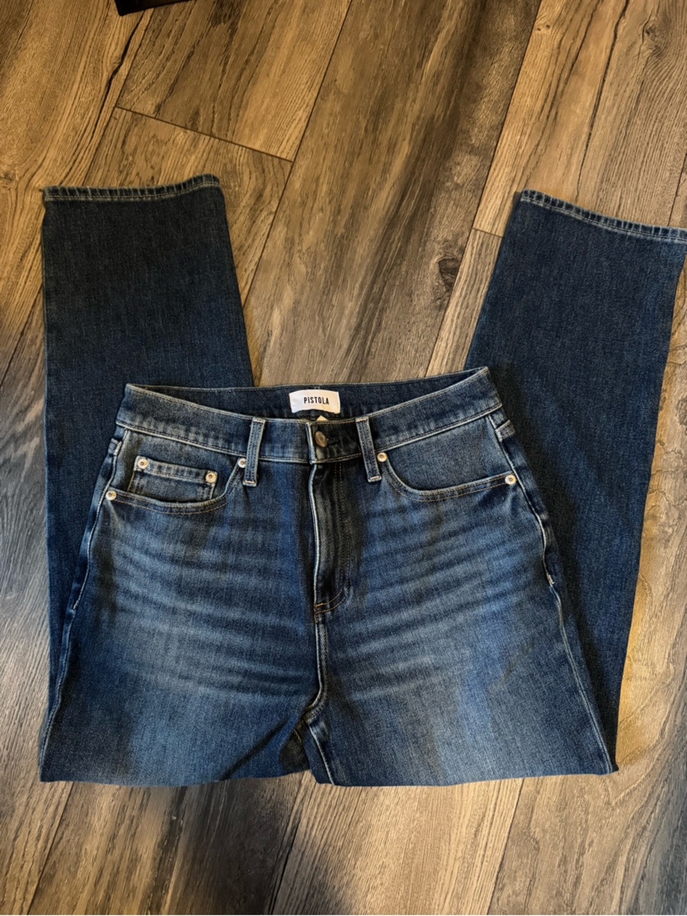 pistola Indigo Faded mom Jeans